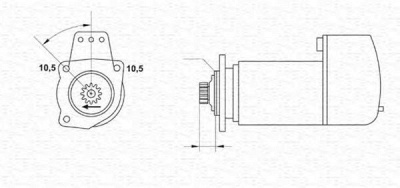 MAGNETI MARELLI 943252129010 -  Стартер